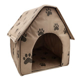 House Shape Foldable Pet Bedding Villa
