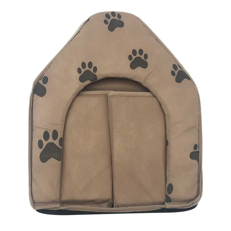 House Shape Foldable Pet Bedding Villa