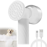 Pet Shampoo Brush With Soap Dispenser