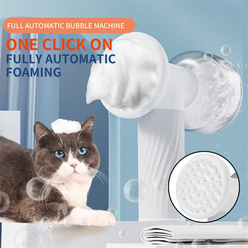 Pet Shampoo Brush With Soap Dispenser