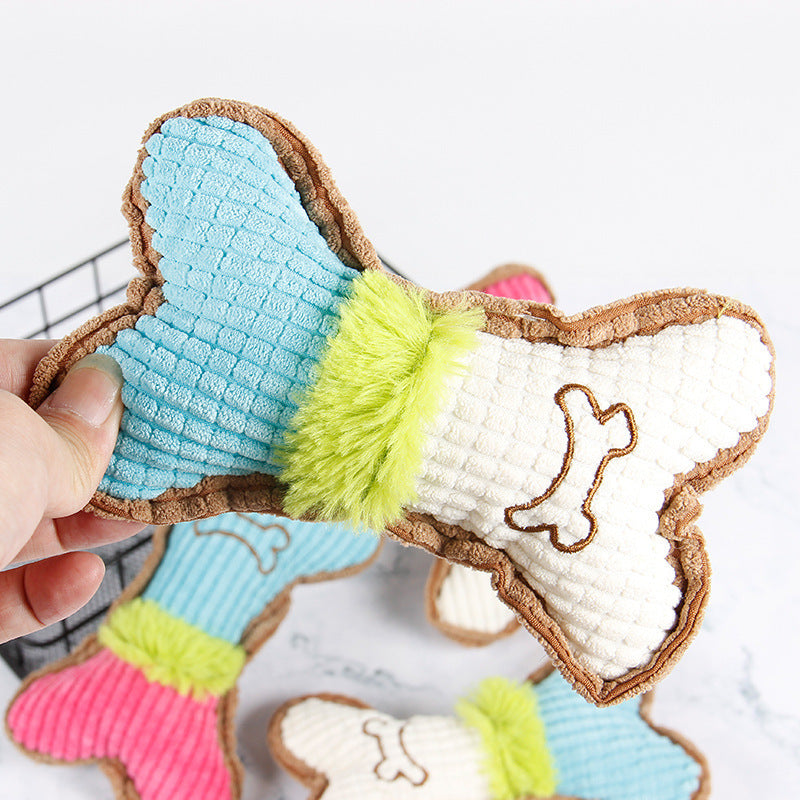 Dog Chewing Aggressive toys